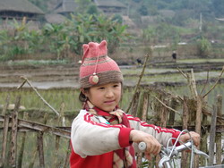 Minority people, girl of minority group, little girl, ha giang people, ha giang hill tribe